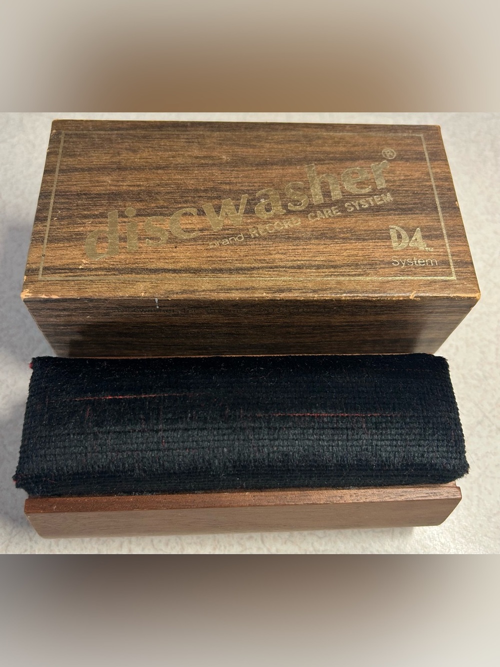 Discwasher D4 System Vinyl Record Cleaner Brush Instructions Liquid Vintage 1970